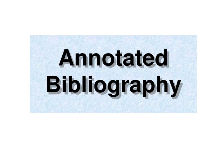 Bibliography websites