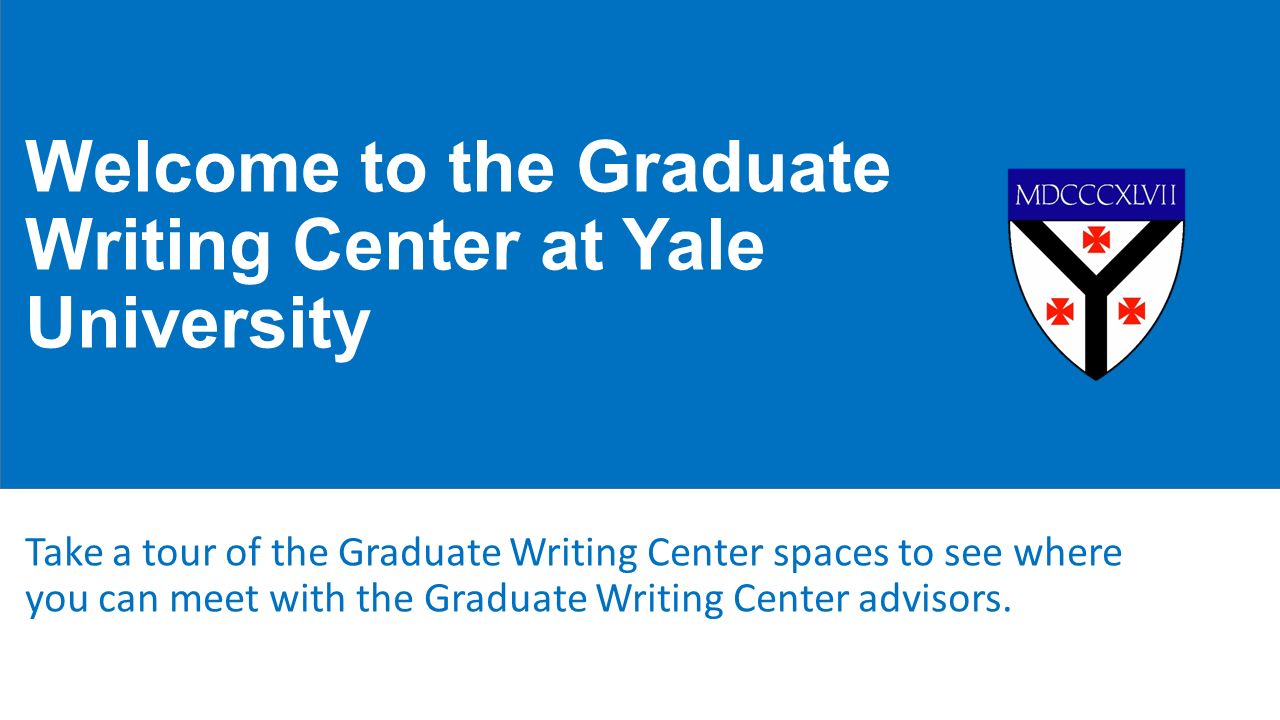 Graduate writing center